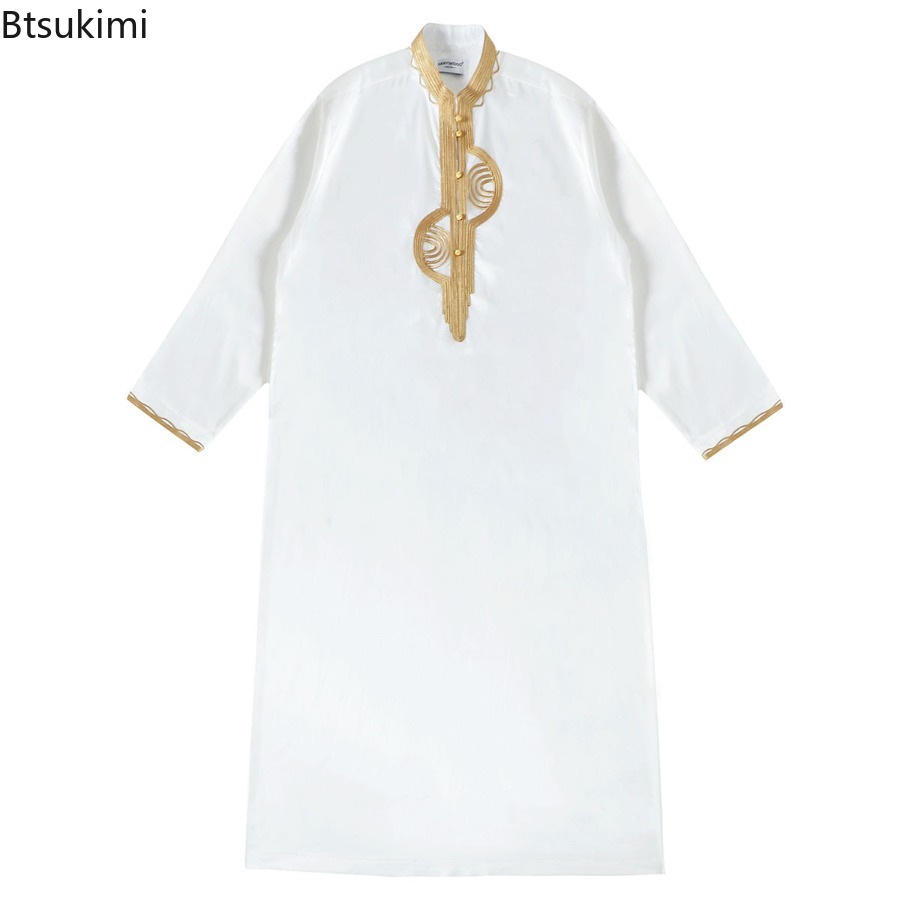 Kurta Men Cotton - Middle East Muslim Men Clothes Loose