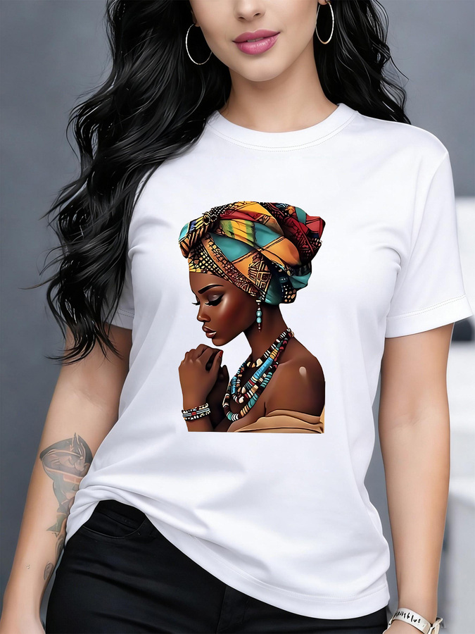 Ethnic Fashion Trends 2025 - Women'S Ethnic Style African Woman Print