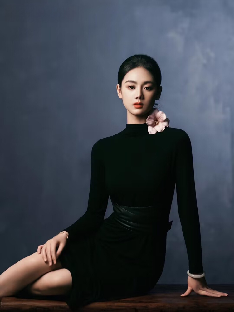 Ethnic Fashion Dress - 2026 New Fashion Simple High-End Black
