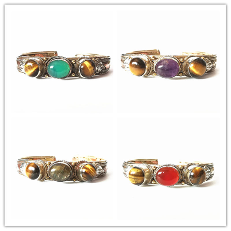 Ethnic Fashion Com - BB-177 Indian Rose Copper Inlay Natural