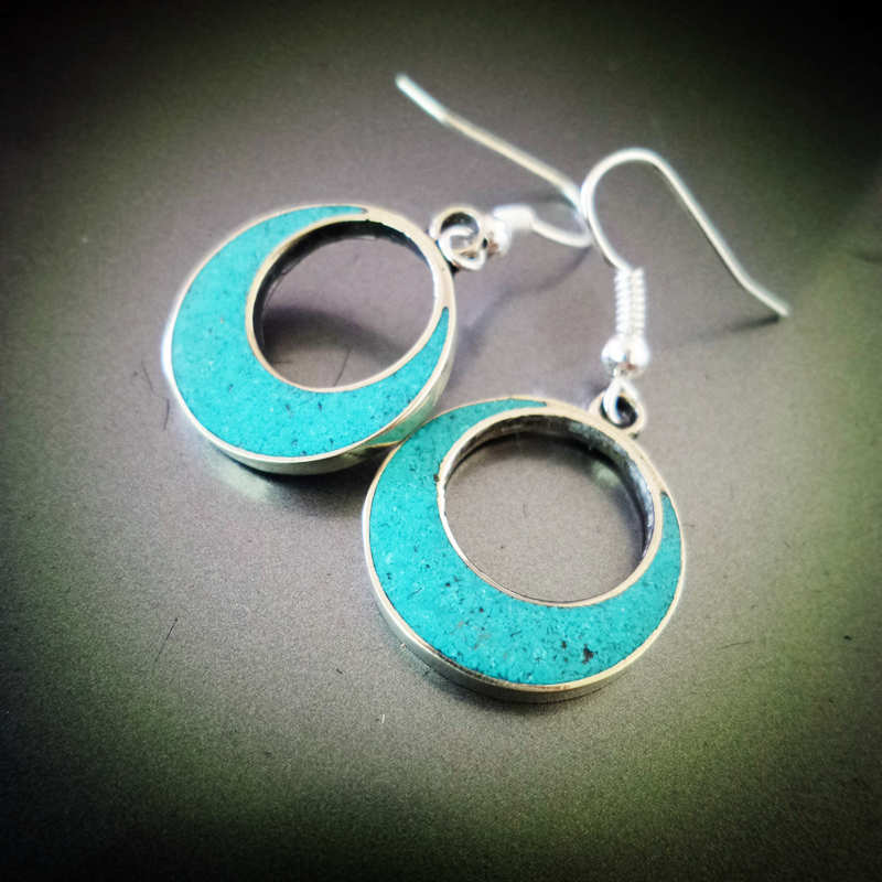 Ethnic Fashion Com - Ethnic Vintage Earring Circle Charm Earrings