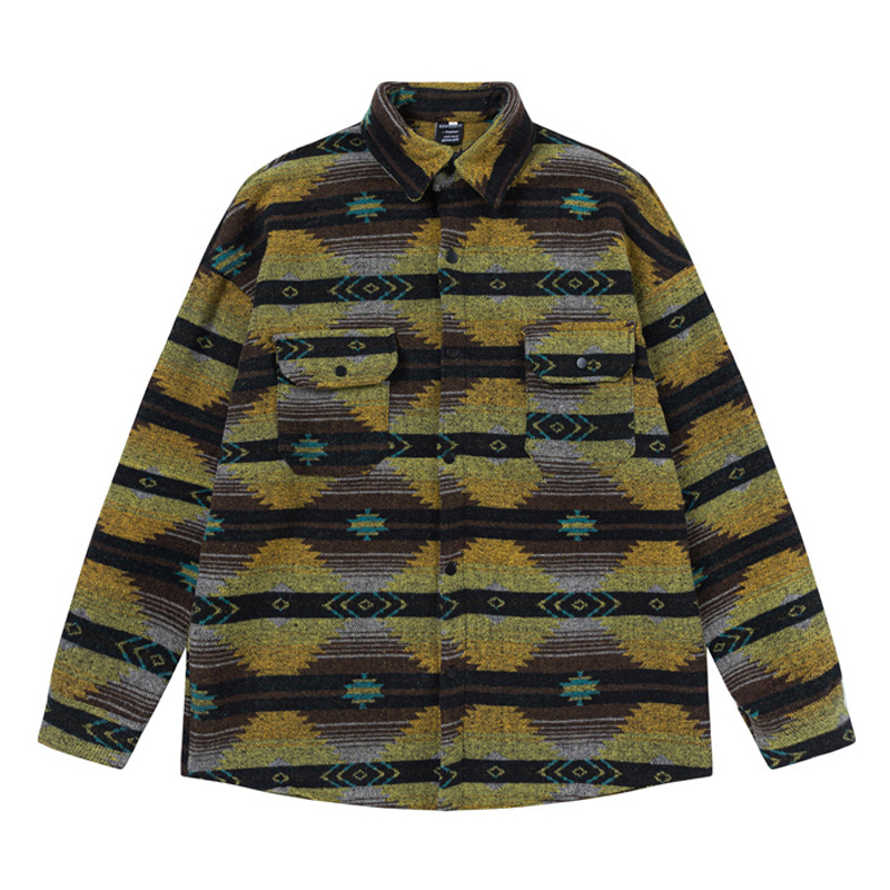 Ethnic Fashion Logo - men's long sleeve custom logo thick