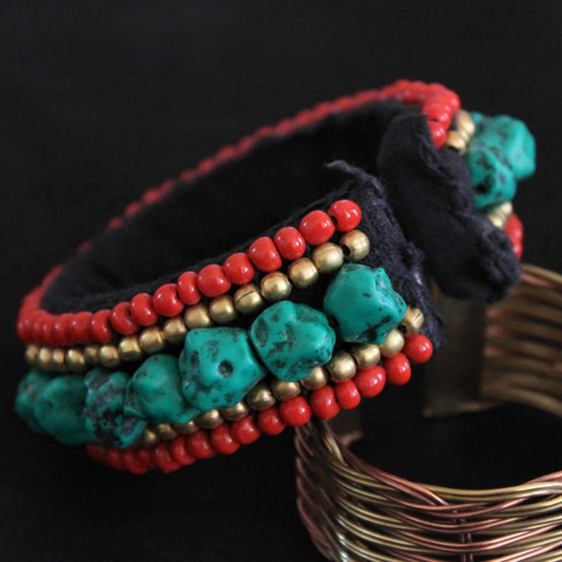 Tibetan Ethnic Handmade Bangle - Ethnic Fashion Com ulasan dan harga