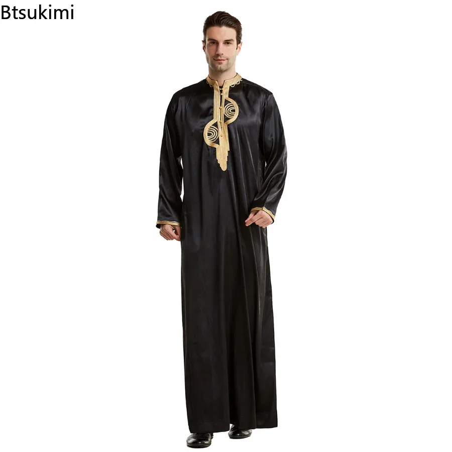 Middle East Muslim Men Clothes - Kurta Men Cotton ulasan dan harga