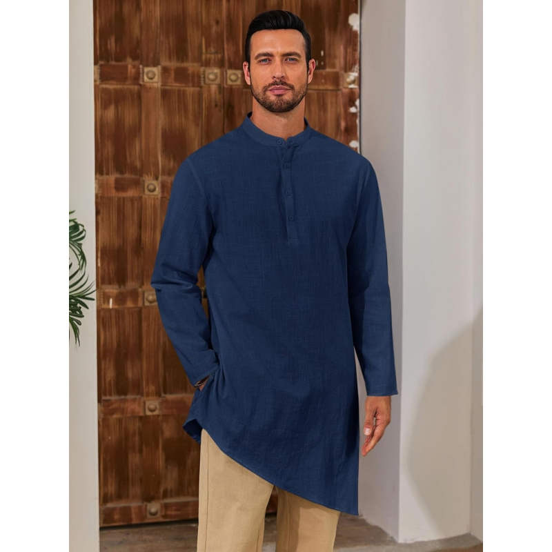 Mens Kaftan Robe Thobe Cotton  - Kurta Men Cotton ulasan dan harga