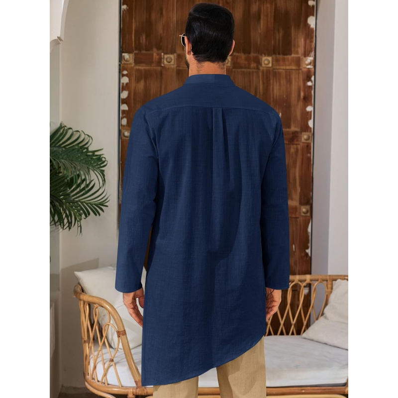 Mens Kaftan Robe Thobe Cotton  - Kurta Men Cotton ulasan dan harga