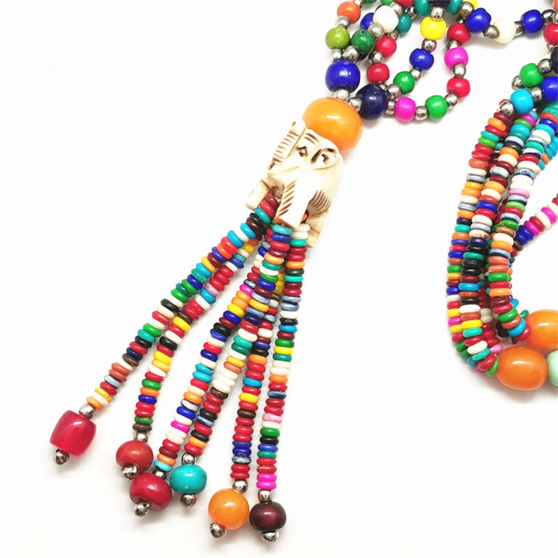 Tibetan Jewelry Rainbow Yak Bo - Ethnic Fashion Com ulasan dan harga