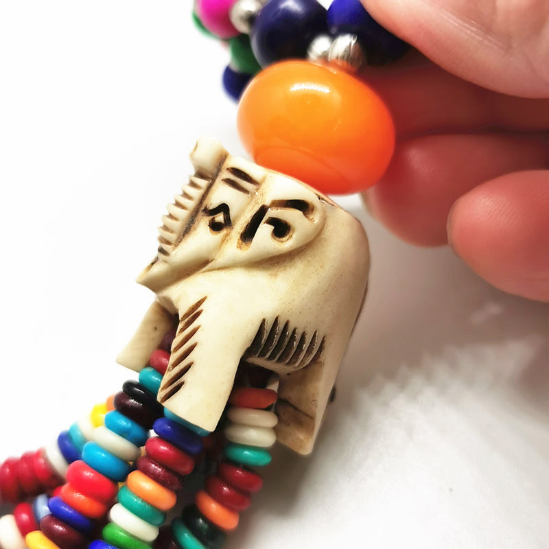 Tibetan Jewelry Rainbow Yak Bo - Ethnic Fashion Com ulasan dan harga