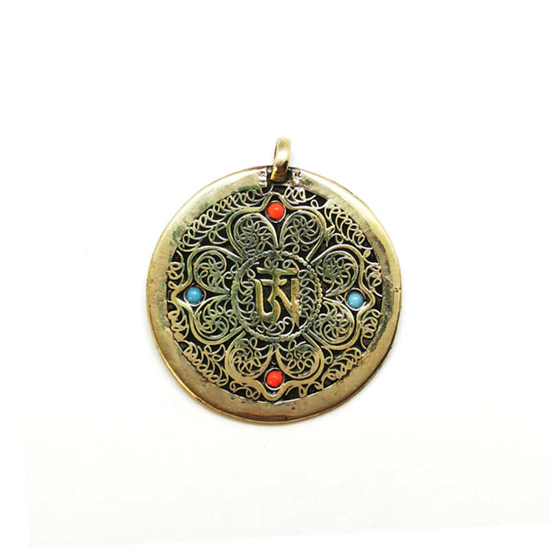 Tibetan OM Mantras Amulet Copp - Ethnic Fashion Com ulasan dan harga