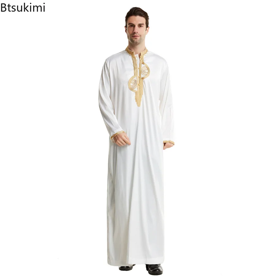 Muslim Men Clothing Kaftan Rob - Kurta Men Cotton ulasan dan harga