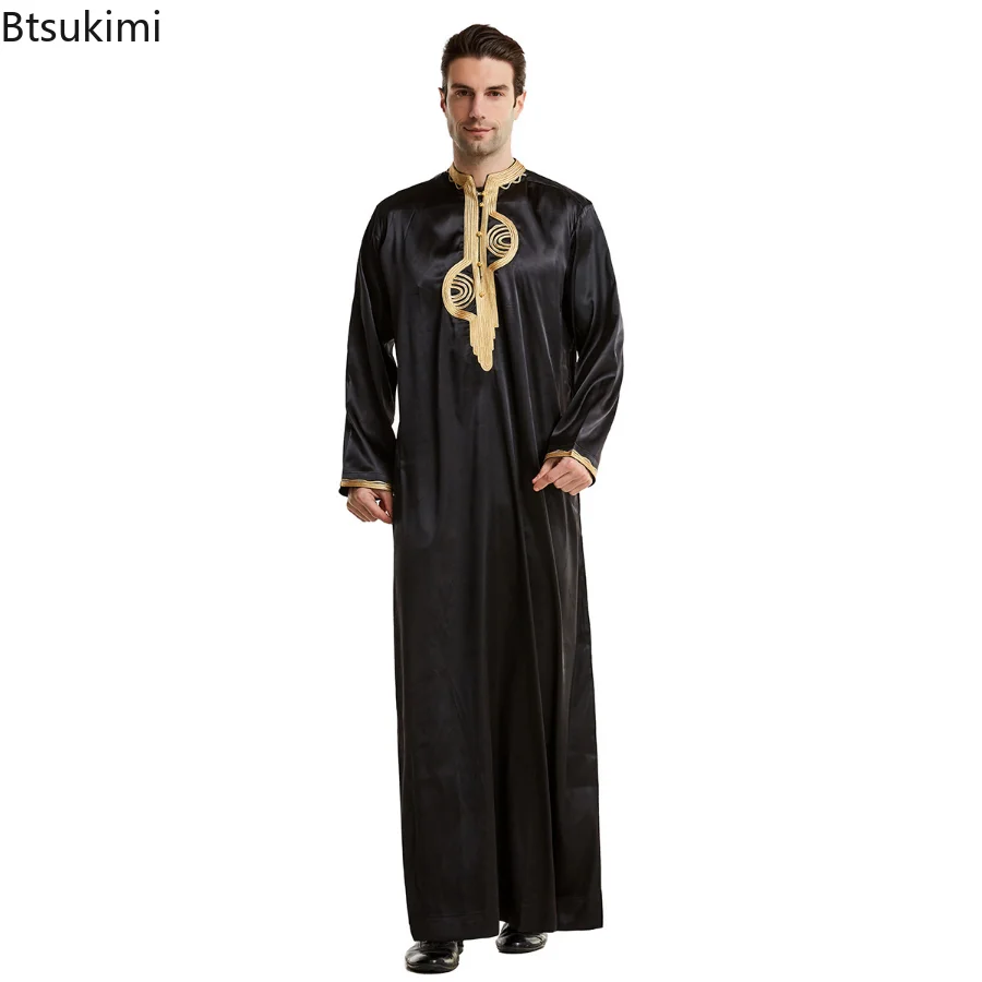 Muslim Men Clothing Kaftan Rob - Kurta Men Cotton ulasan dan harga