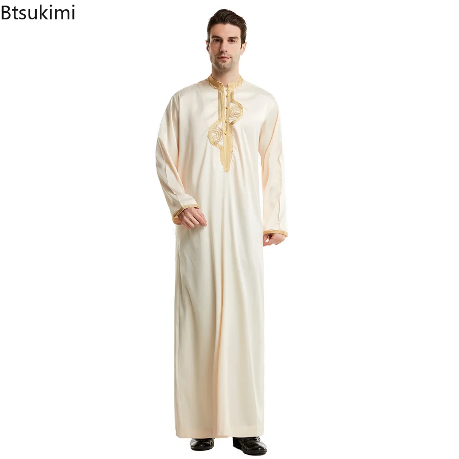 Muslim Men Clothing Kaftan Rob - Kurta Men Cotton ulasan dan harga