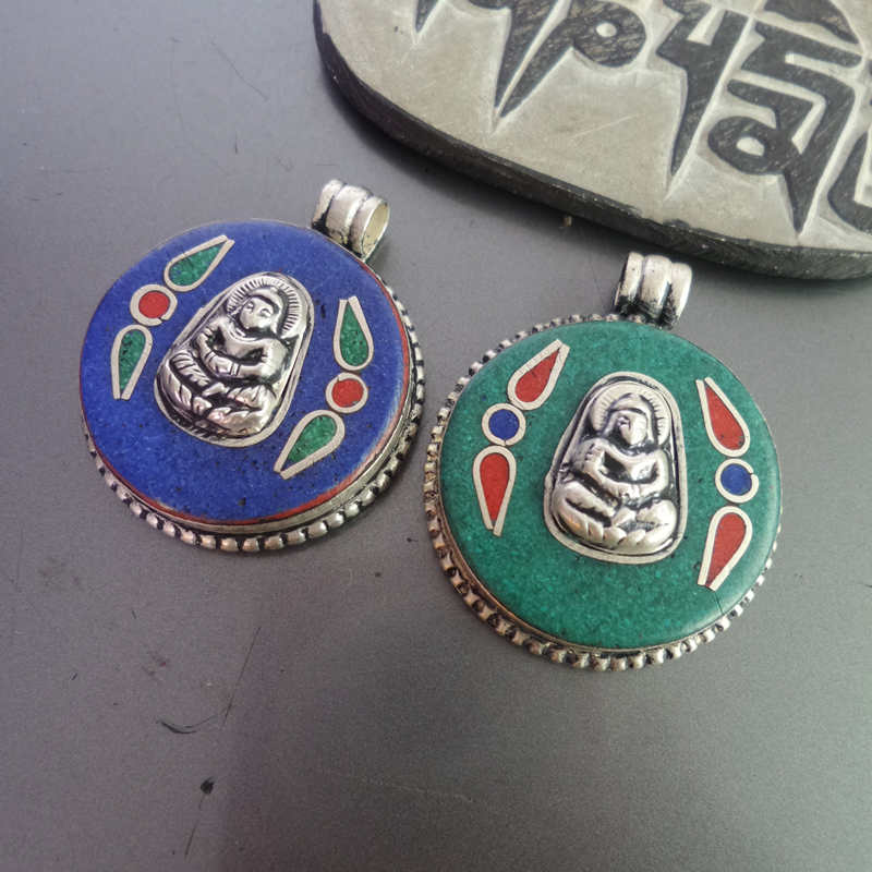 Tibetan Buddha Amulet Pendants - Ethnic Fashion Com ulasan dan harga