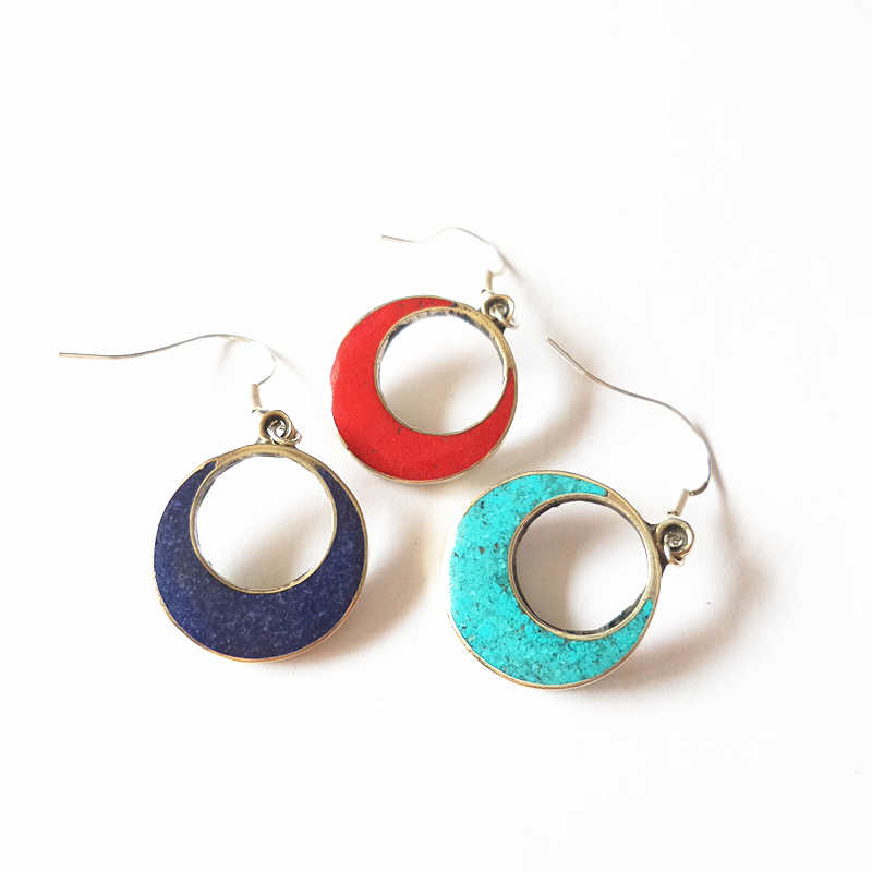 Ethnic Vintage Earring Circle  - Ethnic Fashion Com ulasan dan harga
