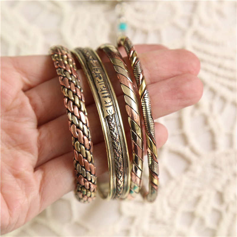 Indian Jewelry Red Copper Wrap - Ethnic Fashion Com ulasan dan harga