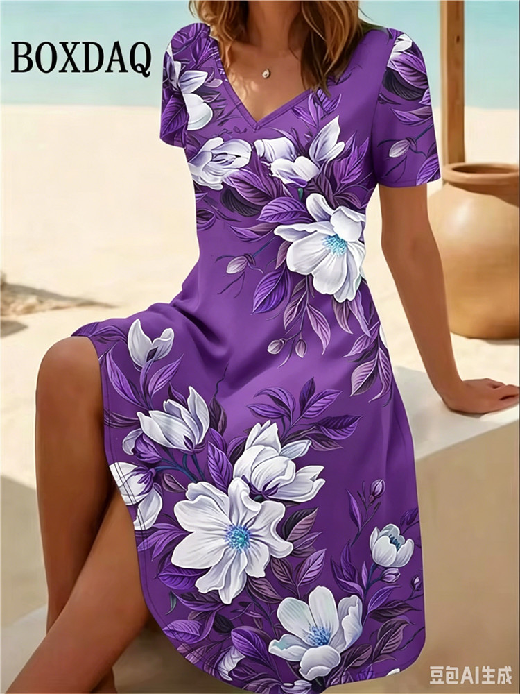 6XL Plus Size Women Dresses Su - Ethnic Fashion Dress ulasan dan harga