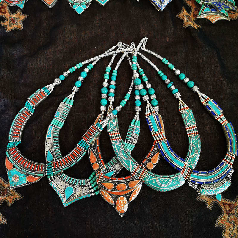 BOHO Vintage Necklaces Collect - Ethnic Fashion Com ulasan dan harga