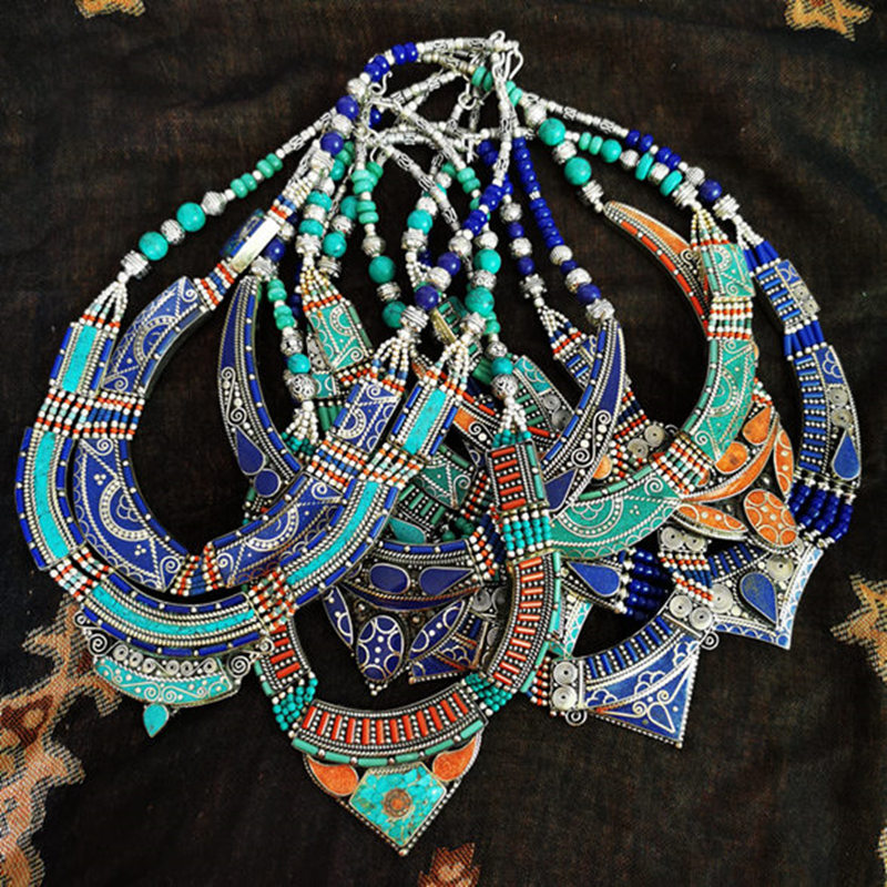 BOHO Vintage Necklaces Collect - Ethnic Fashion Com ulasan dan harga
