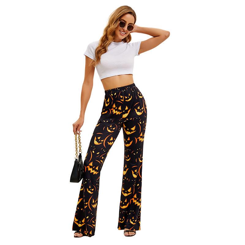 Halloween Bat Pumpkin Print Wo - Ethnic Wear Fashion Brand ulasan dan harga