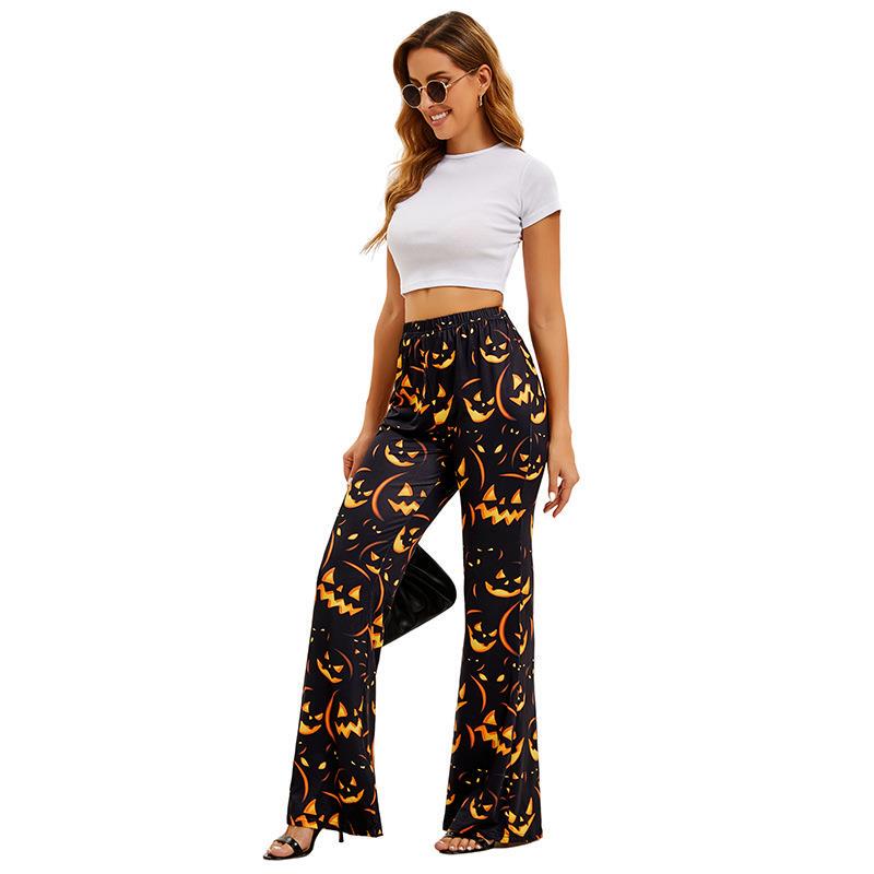 Halloween Bat Pumpkin Print Wo - Ethnic Wear Fashion Brand ulasan dan harga