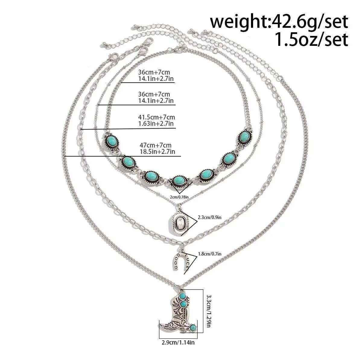 Ingemark 4Pcs/Set Ethnic Blue  - Ethnic Fashion Trends 2025 ulasan dan harga