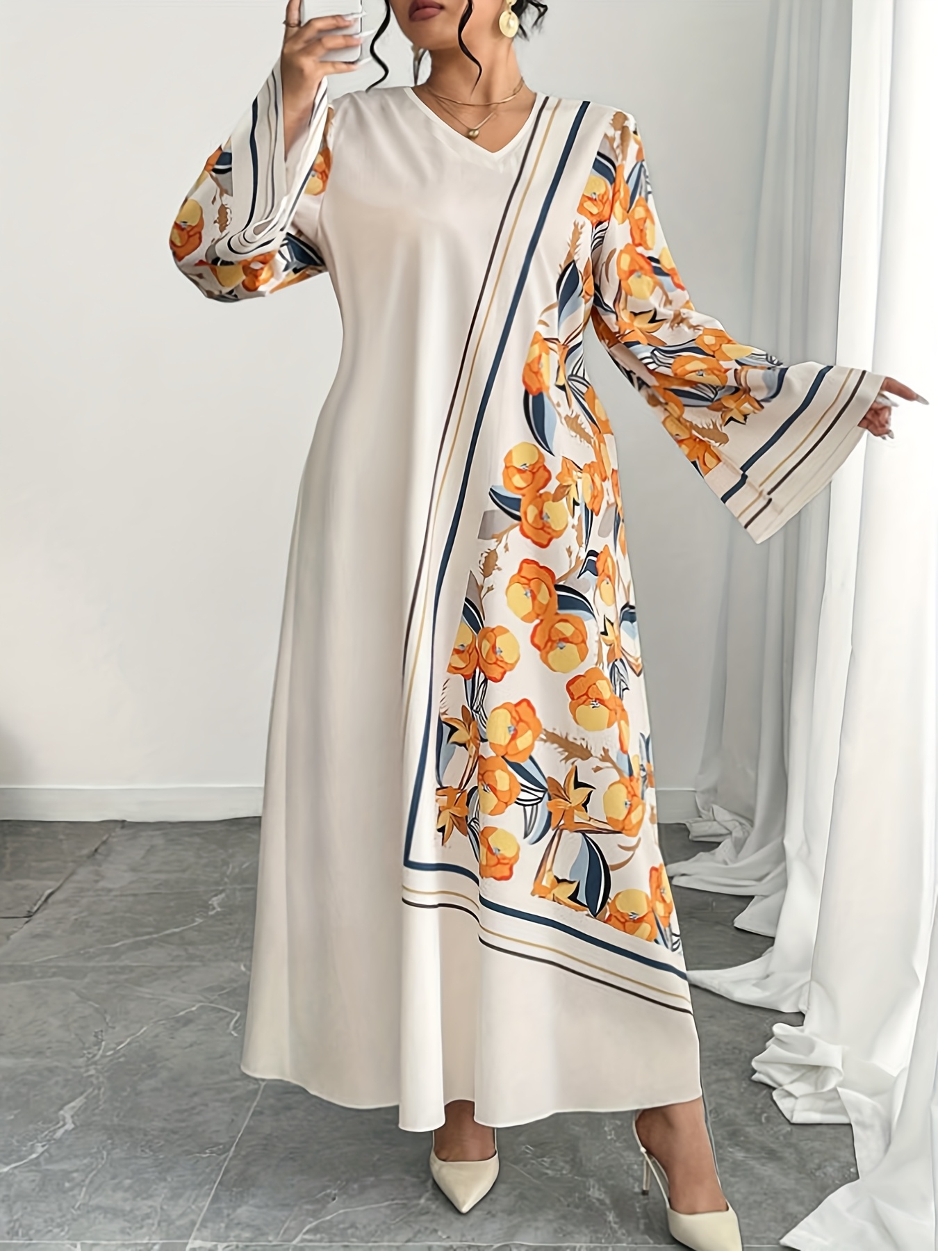 Plus Size Fashionable Women's  - Ethnic Fashion Dress ulasan dan harga