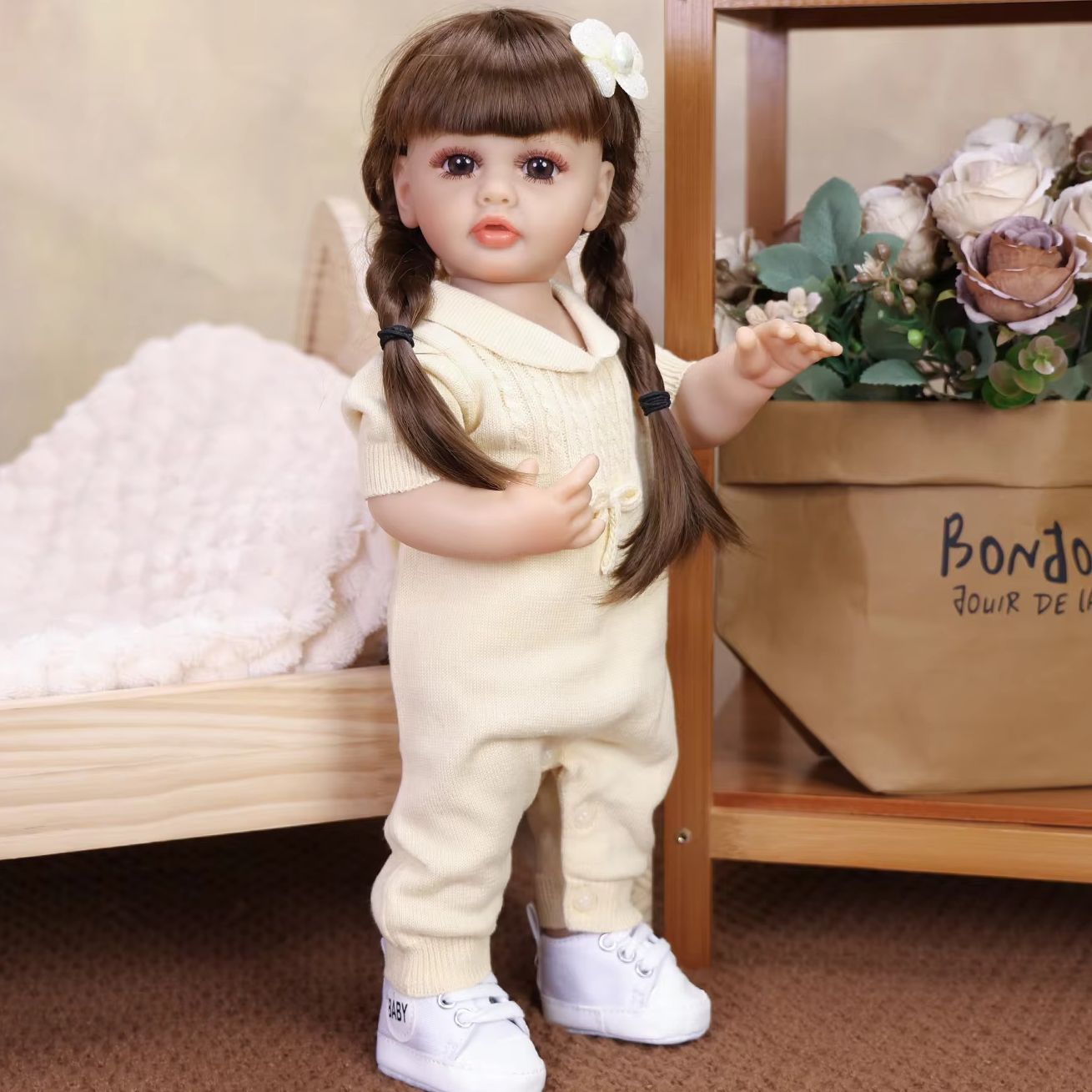 KEIUMI 43CM Reborn Bebe Doll S - Ethnic Fashion Model ulasan dan harga