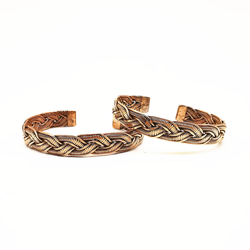 Red Copper Wristed Open Cuff W - Ethnic Fashion Com ulasan dan harga