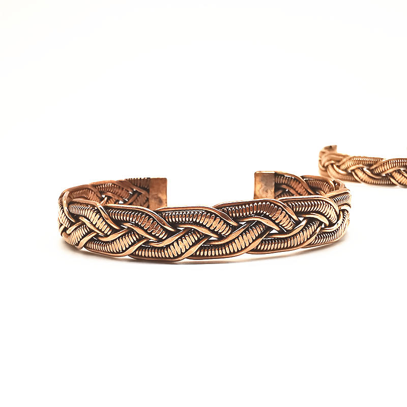 Red Copper Wristed Open Cuff W - Ethnic Fashion Com ulasan dan harga