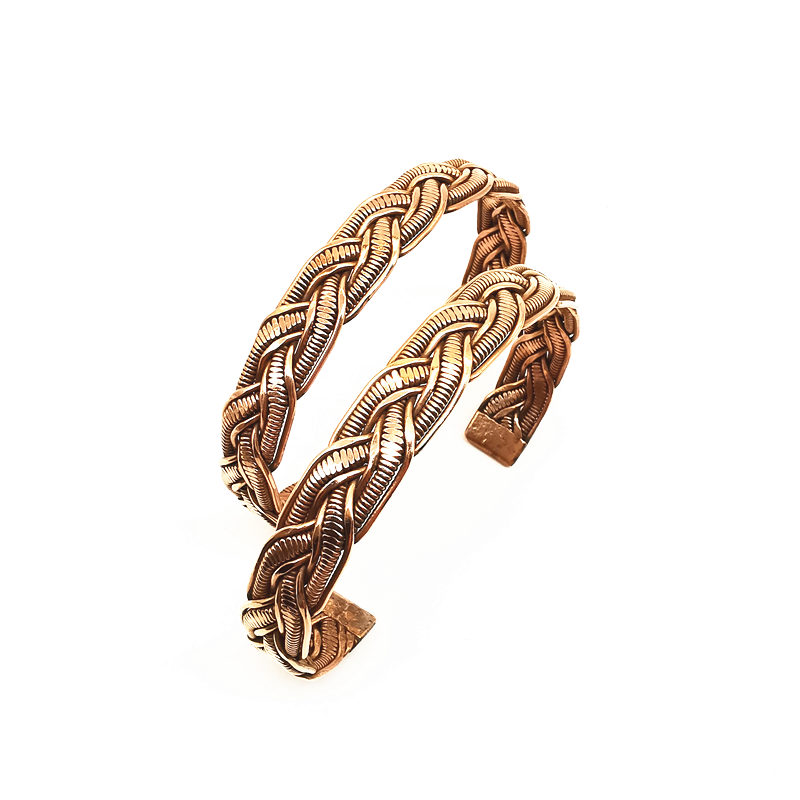 Red Copper Wristed Open Cuff W - Ethnic Fashion Com ulasan dan harga