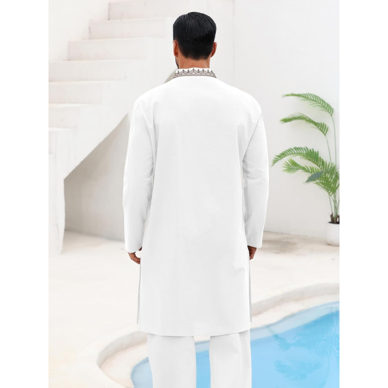 Mens Kaftan Thobe Cotton Henle - Kurta Men Cotton ulasan dan harga