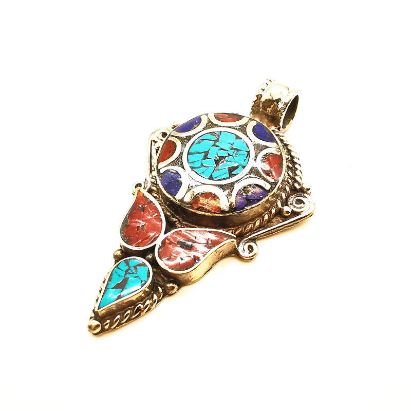 Nepal Hand Vintage Big Pendant - Ethnic Fashion Com ulasan dan harga