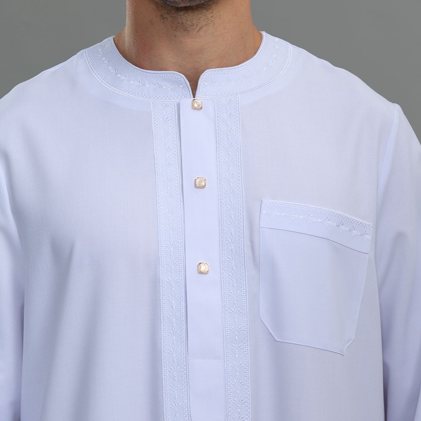 Mens Kaftan Thobe Button Down  - Kurta Men Cotton ulasan dan harga